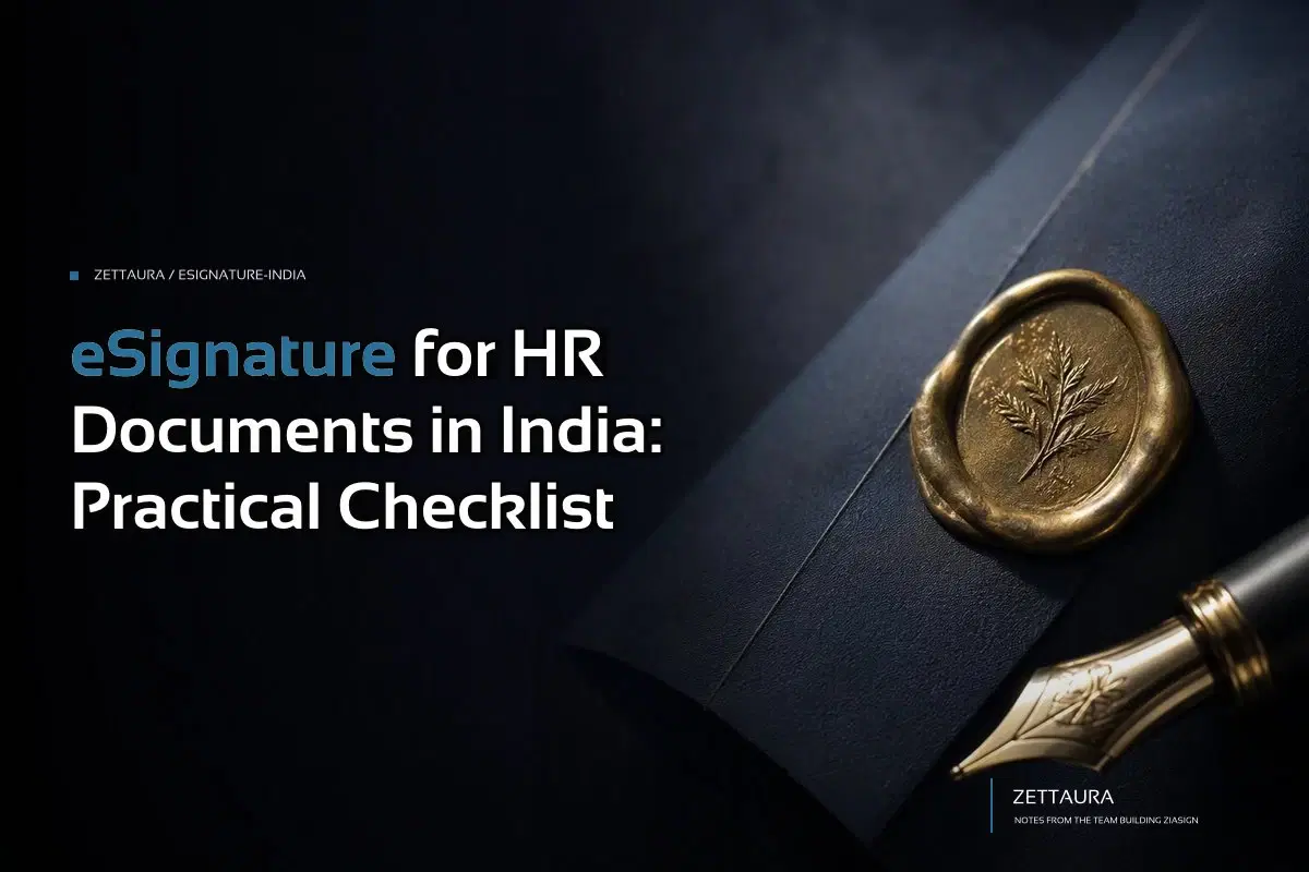 eSignature for HR Documents in India: Practical Checklist